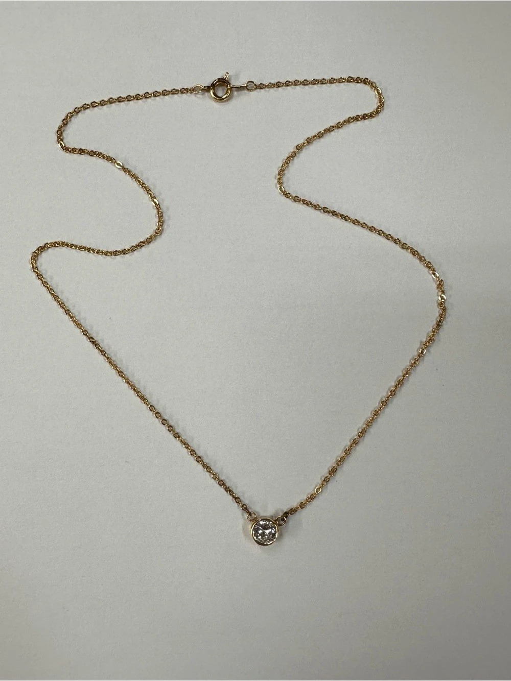 Gold-Tone Pendant Necklace
